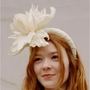 Zara | Accessories | Nwot Zara Cream Maxi Floral Headband 